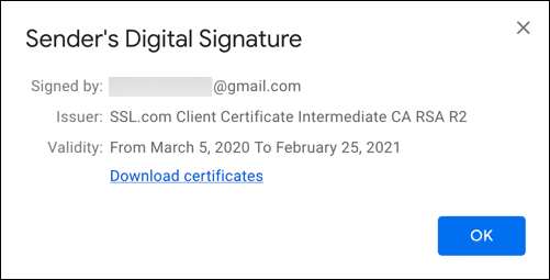 Digital signature